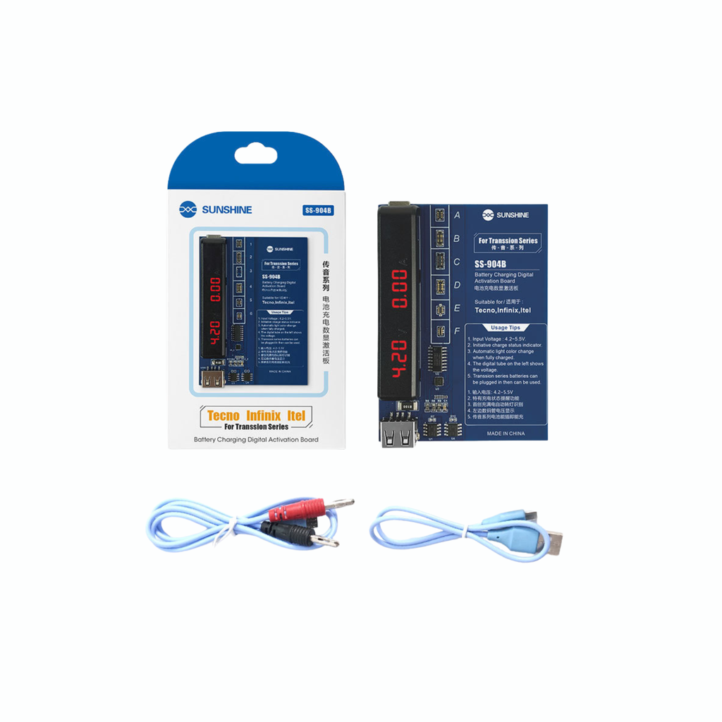 CHARGING (BOARD) SUNSHINA SS-904B (شاحن بطاريه)