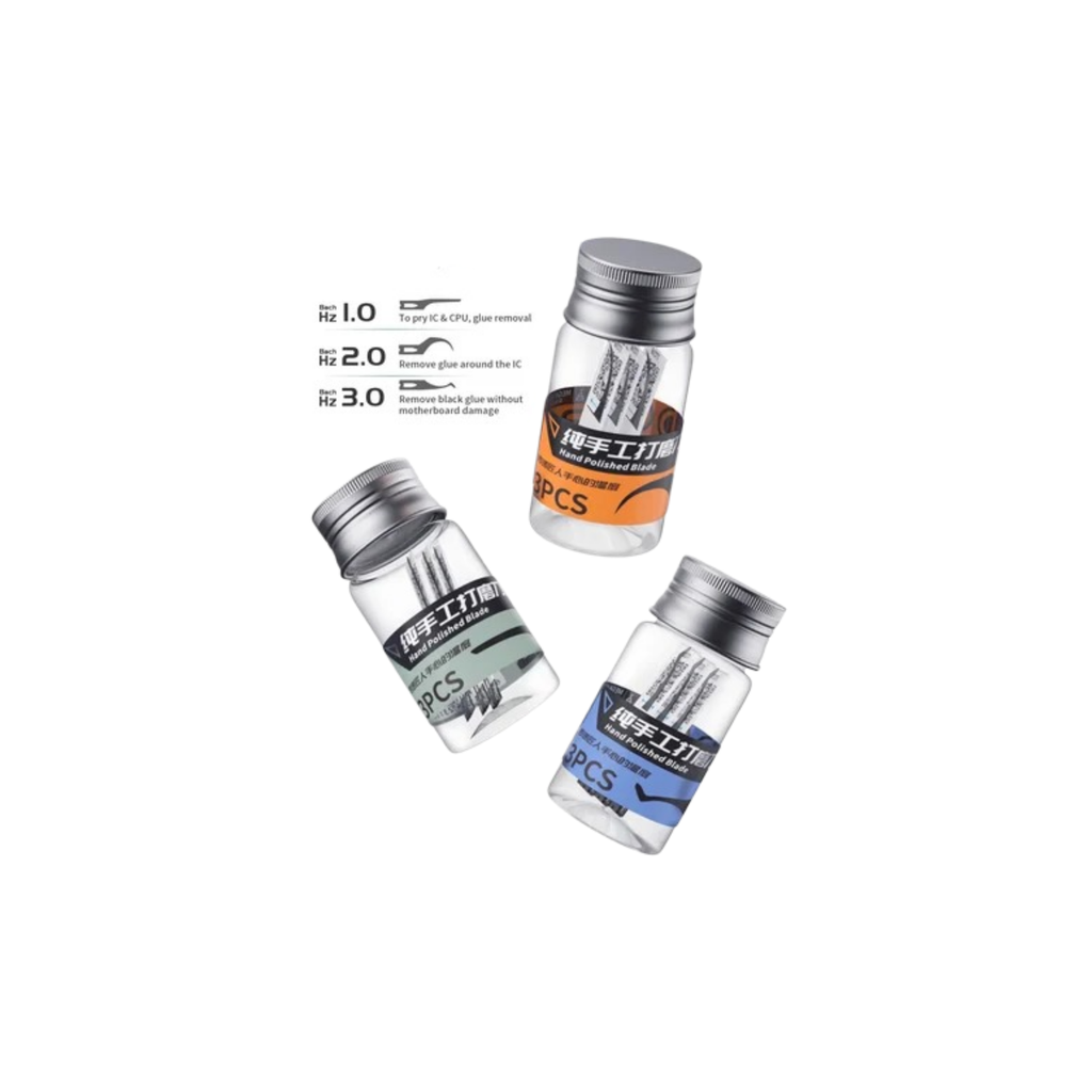 [5303890] BLADE SET MEGA-IDEA BLACK 3PCS (شفره سيت علبه)