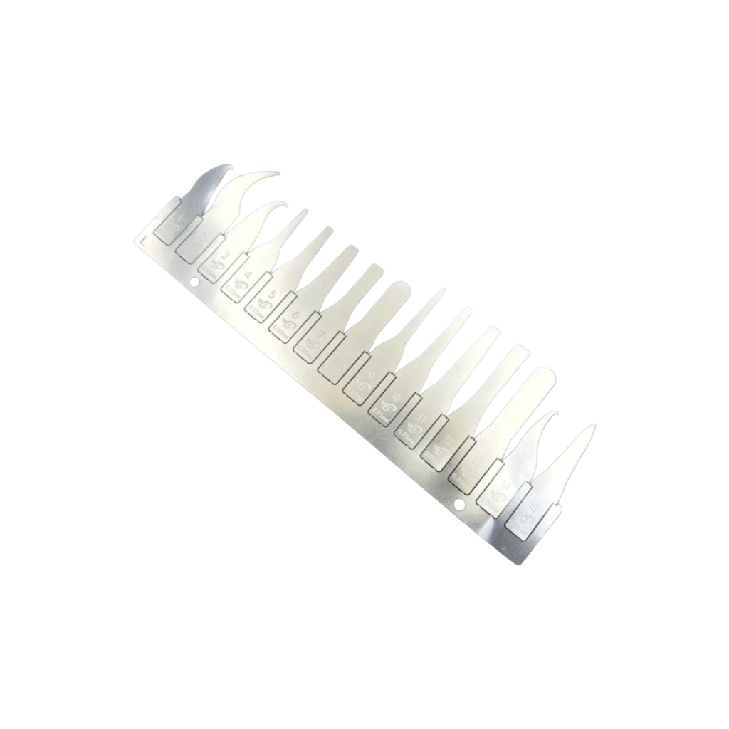 [53051186] BLADE SET WL 0.05MM/0.06MM/0.10MM 15PCS (شفره سيت)