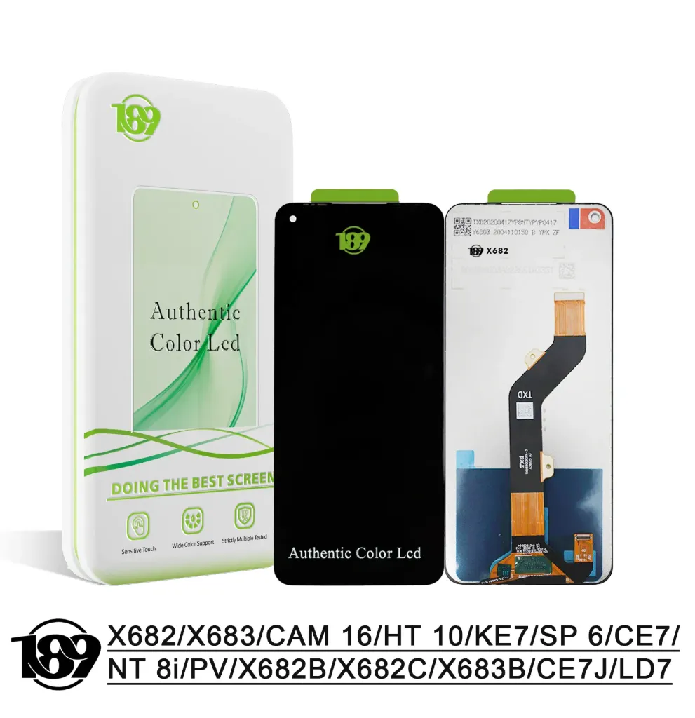 LCD INFINIX HOT 10/NOTE 8I/SPARK 6/POVA/CAMON 16 (N/F) OR NEW%100