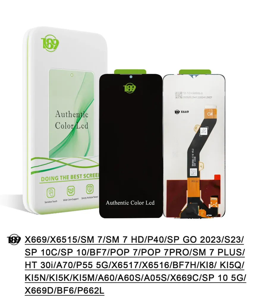 LCD INFINIX HOT 30I/SMART 7/SMART 7 PLUS/7 HD/SPARK GO 2023/SPARK 10/10(5G)/10C/POP 7/7 PRO/ ITEL S23/ITEL A70/A05S/P55/P40/A60 OR NEW %100