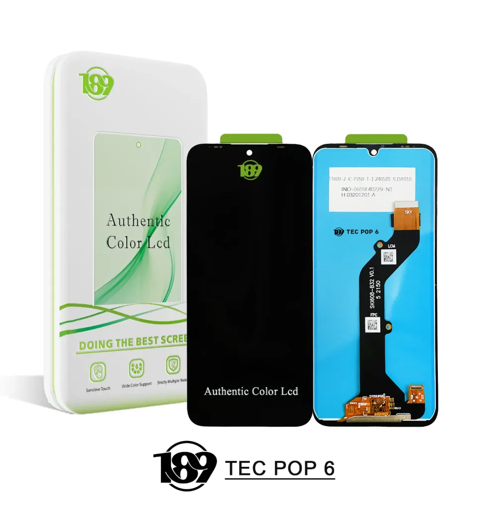 LCD TECNO POP 6 (N/F) OR NEW %100