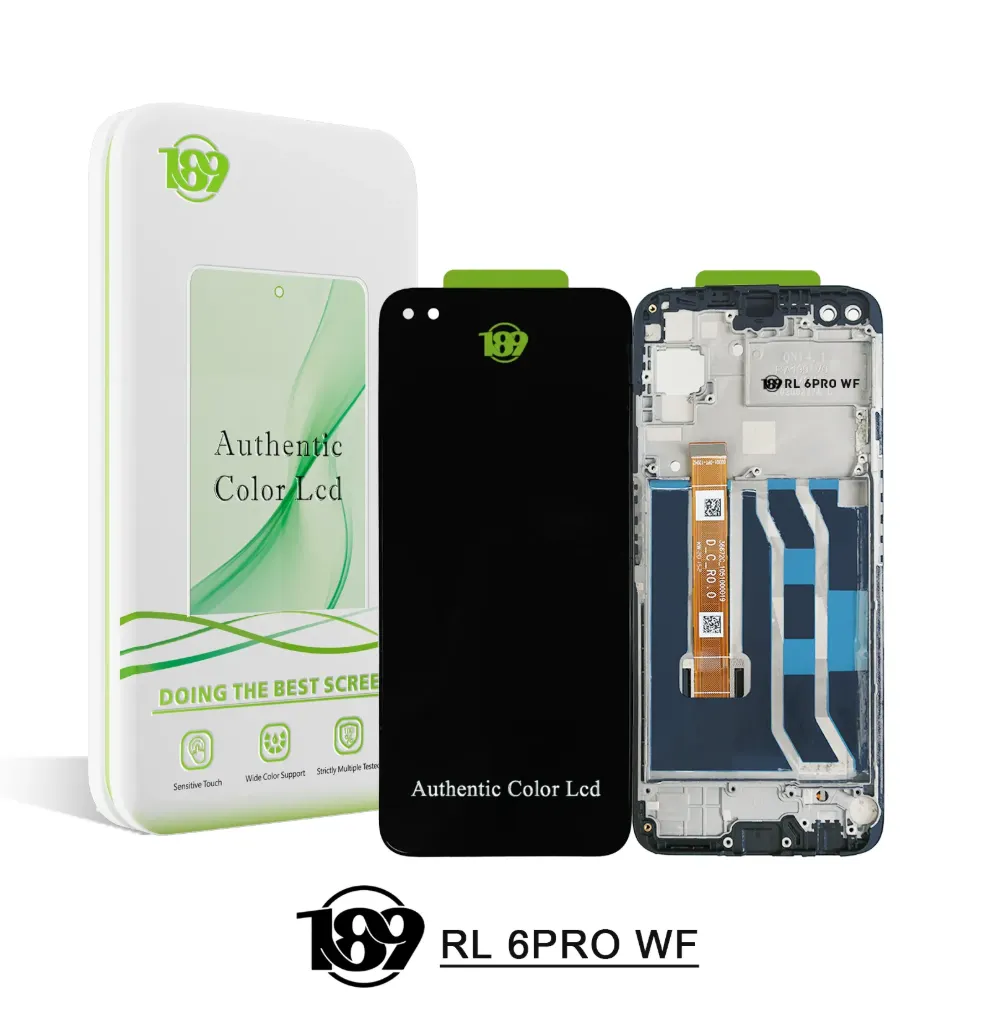 LCD REALME 6 PRO (W/F) OR NEW %100