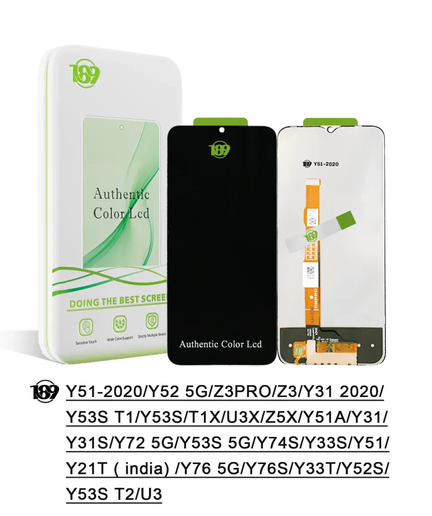LCD VIVO Y76S/Y74S/Y33S/Y72/Y21T/Y33T/Y75-5G/Y76-5G/Y77-5G/Y77S/U3X/Z5X/U3/Y51-2020/Y52S/Y31S/Y31-2020/Y72-5G/Y53/Y53S/T1X/IQOOU3/IQOOZ3/IQOOZ5X/U3X OR NEW%100