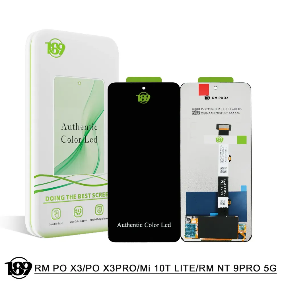 LCD XIAOMI POCO X3/X3 PRO/NOTE 9 PRO (5G)/MI 10T LITE OR NEW%100