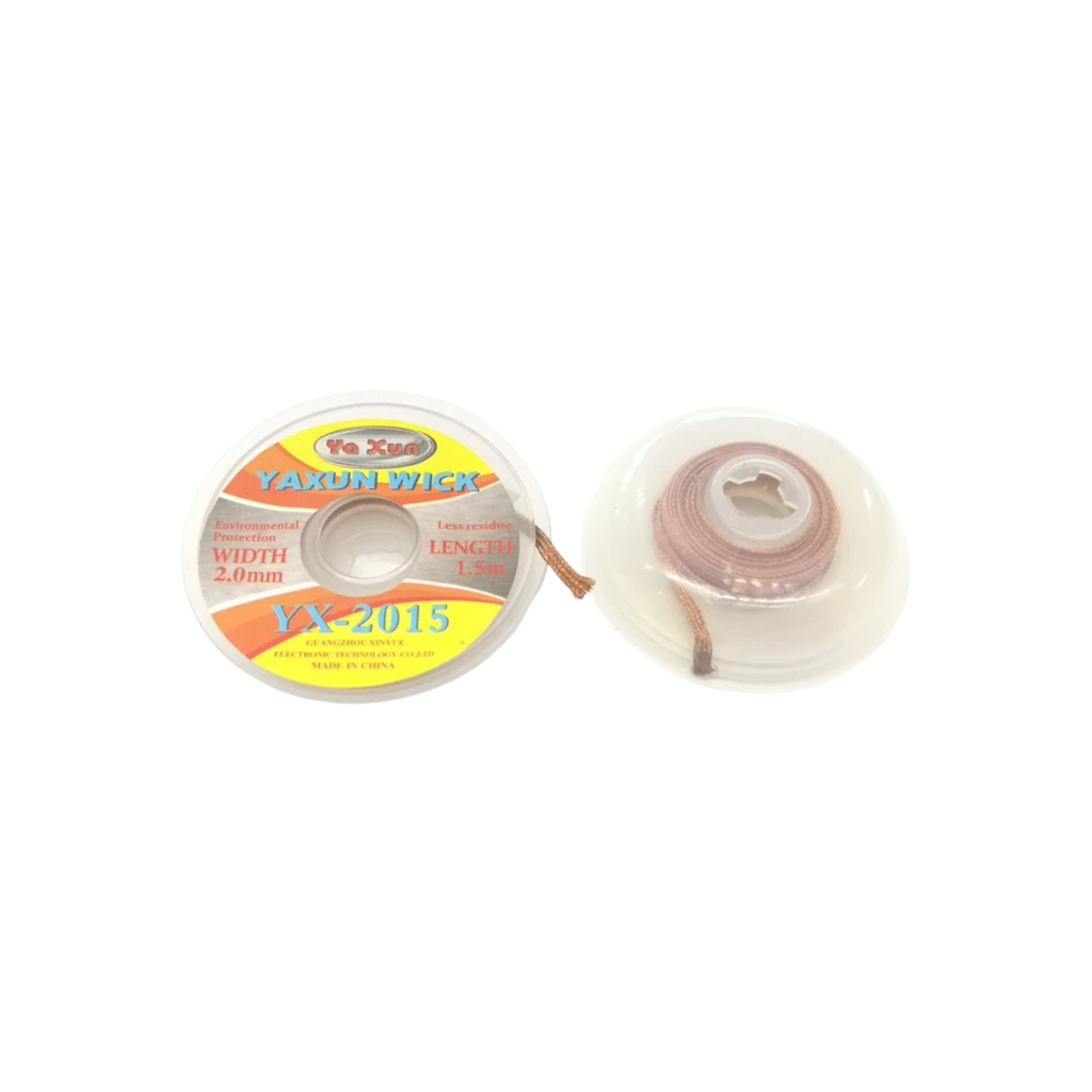 [53051069] DESOLDERING WICK YAXUN YX-2015A 2.0MM (شيلد)