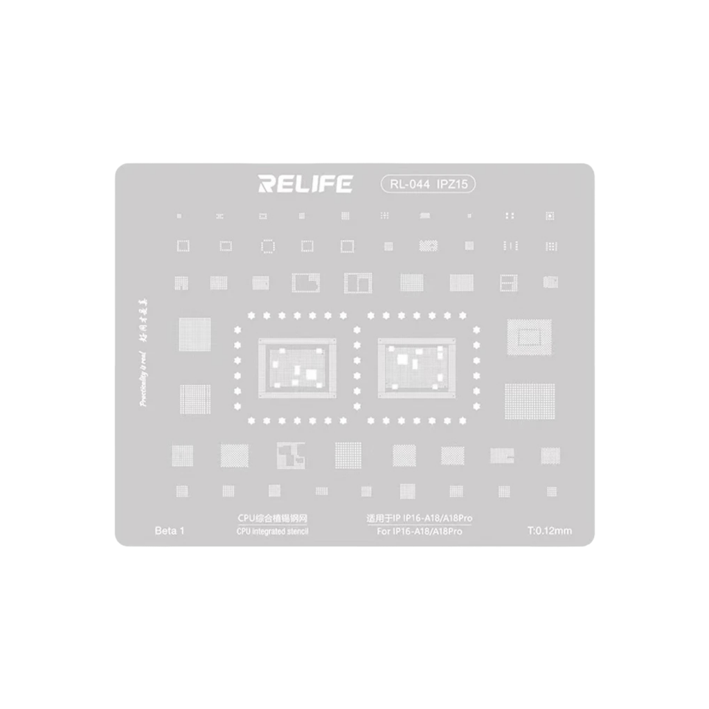 STENCIL RELIFE RL-044 IPZ15 IP16 SERIS (شبلنه)