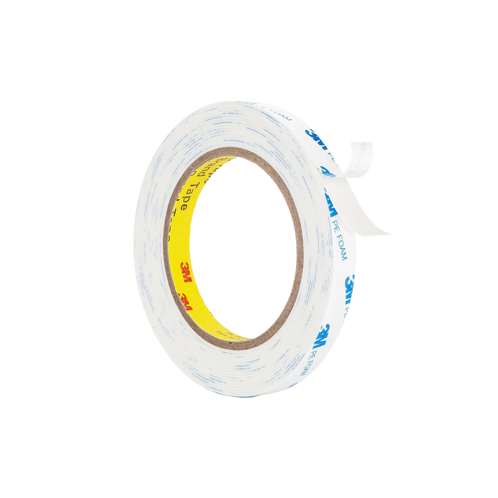 TWO SIDE TAPE WHITE 3MM (لاصق وجهين ابيض)