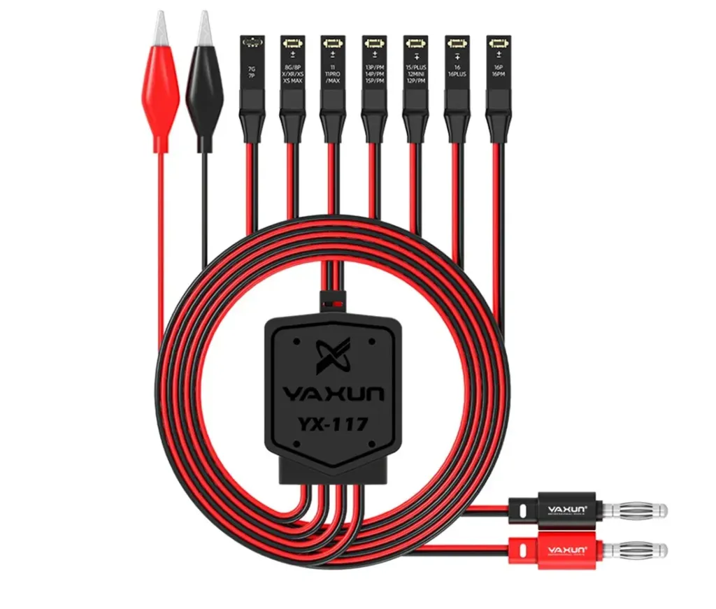 CABLE POWER SUPPLY YAXUN YX-117 8IN1 FOR IPHONE (كيبل باور سبلاي)