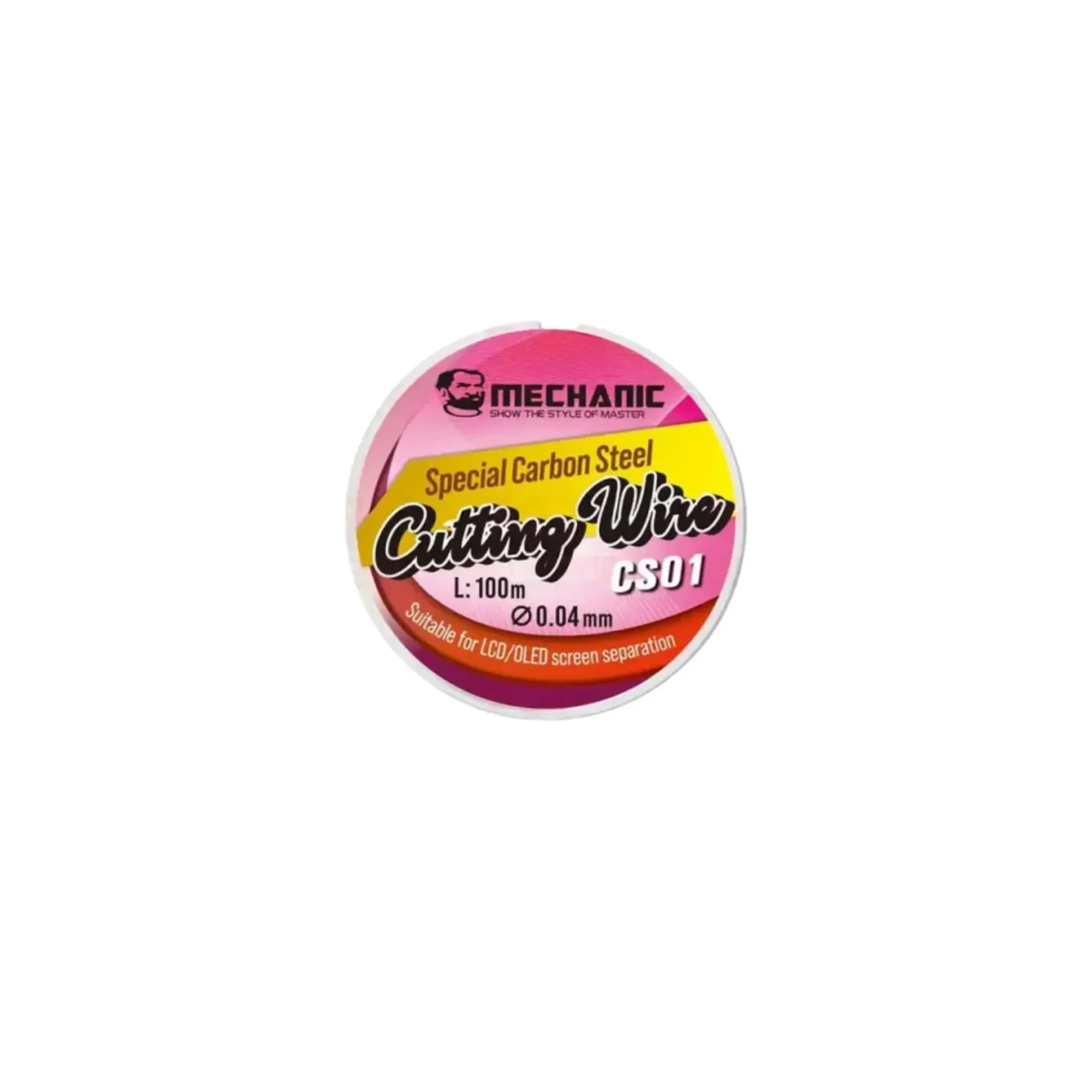 CUTTING WIRE MCN CARBON STEEL CS01/0.04MM 100M (سلك قالع)
