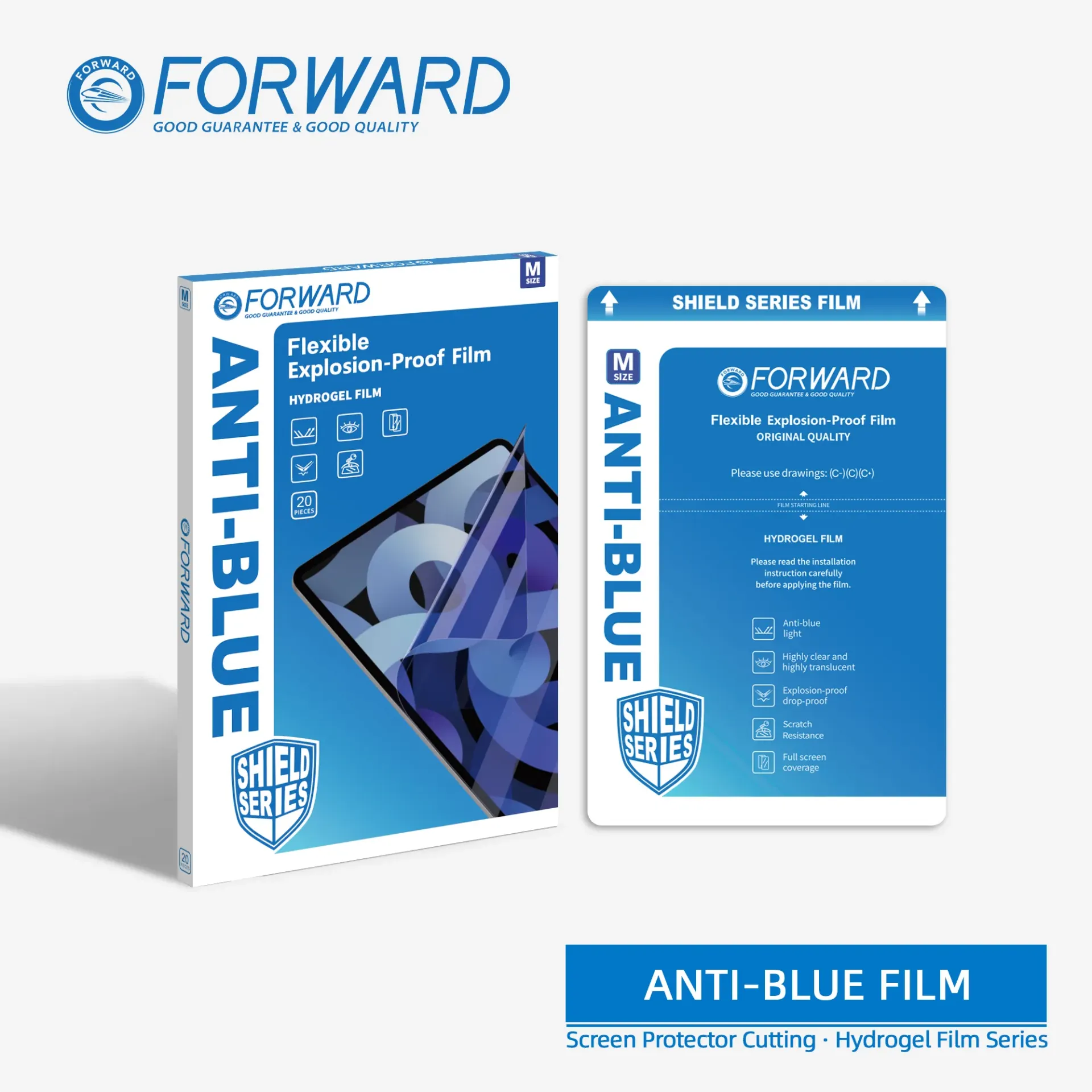 ستيكر مكينه FORWARD FW-SD10/ZP02E ANTI-BLUE (13 INCHES)(20PCS)
