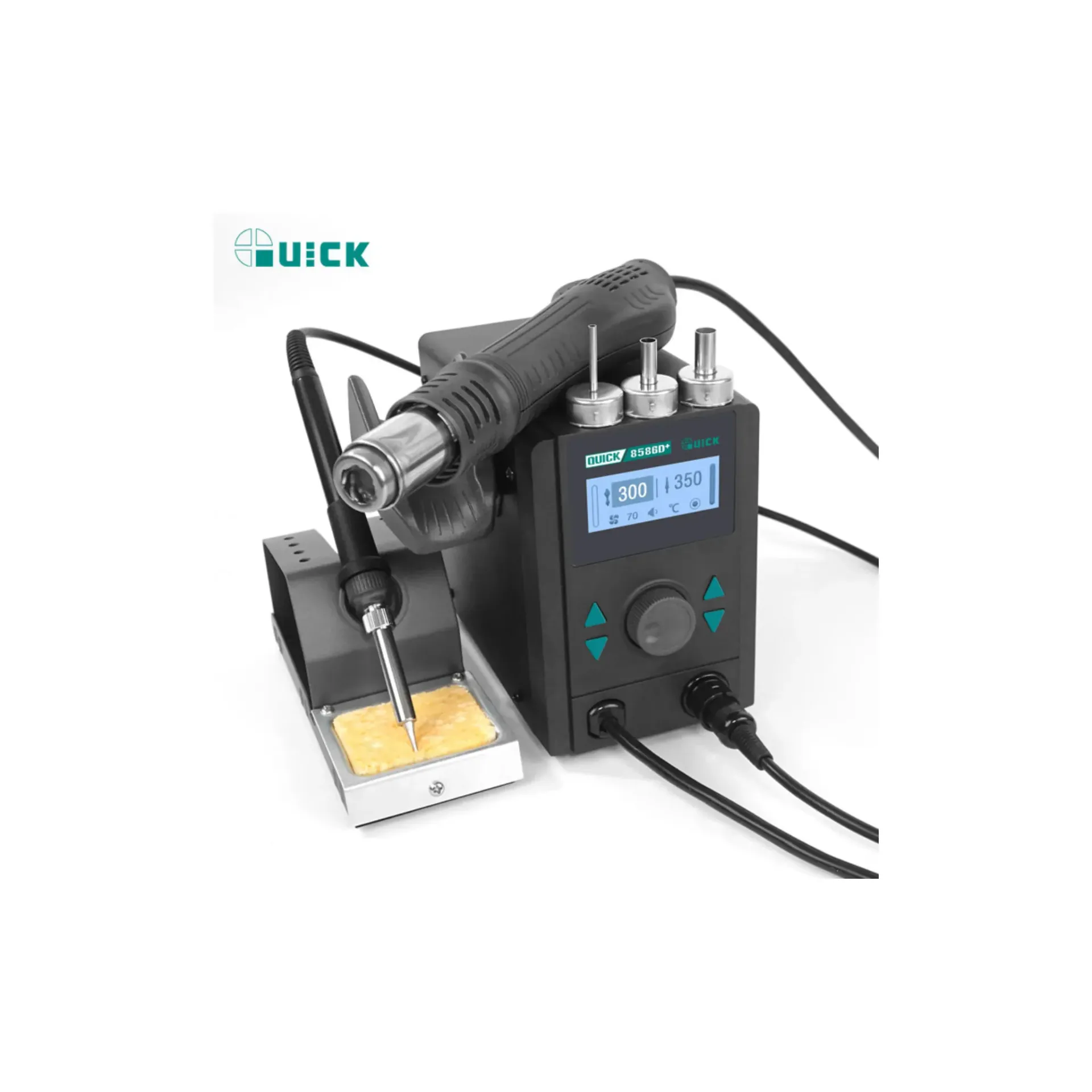 REWORKS STATION QUICK 8586D PLUS (هوت كان+كاويه)