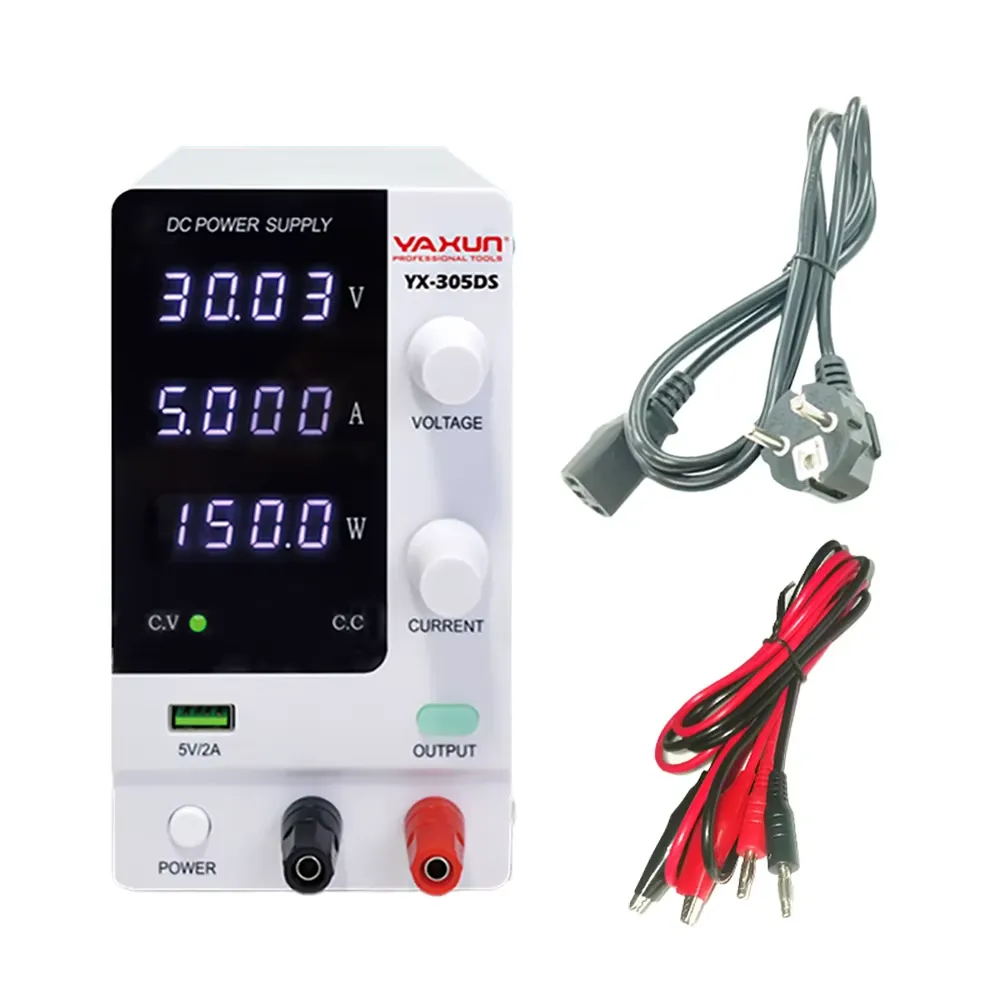 [73001004294] POWER SUPPLY 5A YAXUN YX-305DS (باور سبلاي)