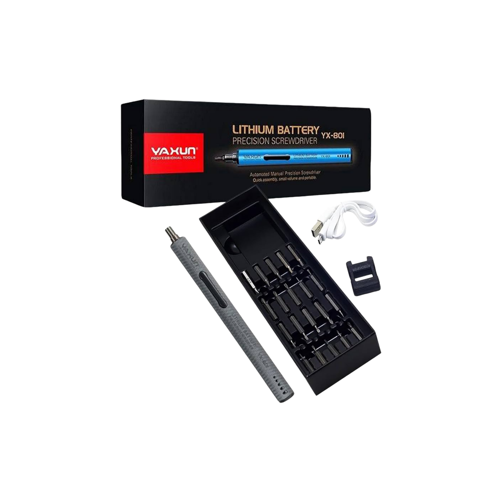 [53050028] SCREWDRIVER (CHARGE) YX 801 BLUE GRAY (درنفيس شحن)