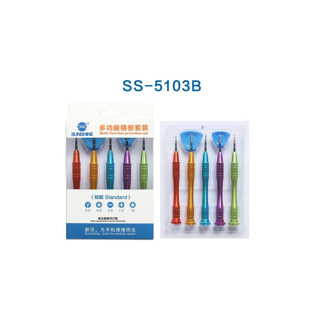 SCREWDRIVER SET (SS-5103B) SUNSHINE (درنفيس سيت)