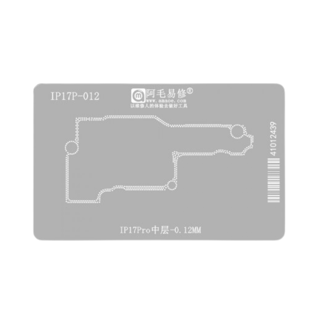 STENCIL AMAOE IP17 PRO-012 (شبلنه طبقات)