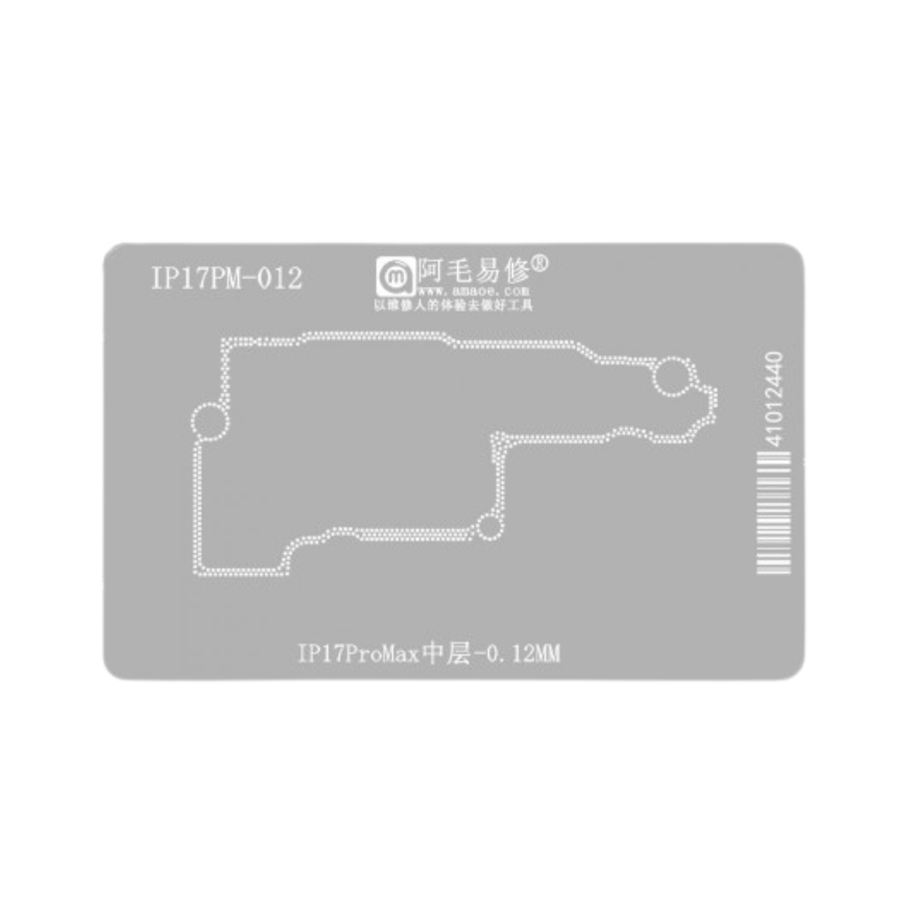STENCIL AMAOE IP17PRO MAX-012 (شبلنه طبقات)