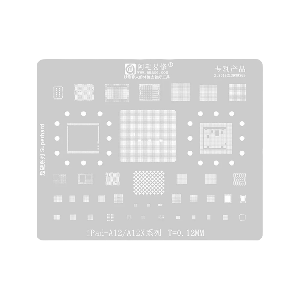 STENCIL AMAOE IPAD A12 / A12X (شبلنه)