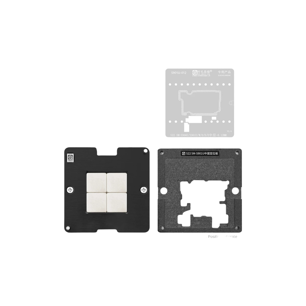 STENCIL AMAOE S901 / 906U SAM S22 SET (شبلنه طبقات)