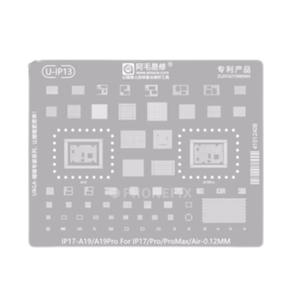 STENCIL AMAOE U-IP13 IP17-A19/A19 PRO (شبلنه)