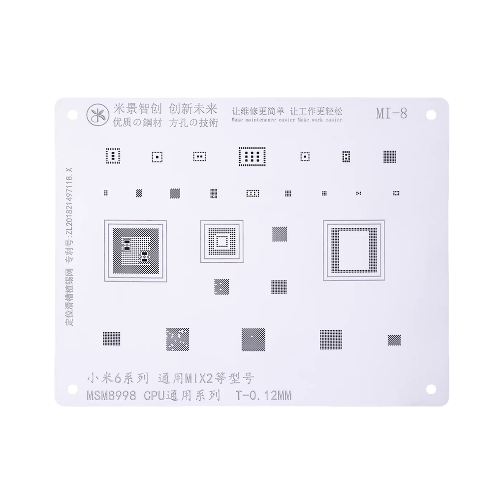 STENCIL MIJING MI-8 (شبلنه)