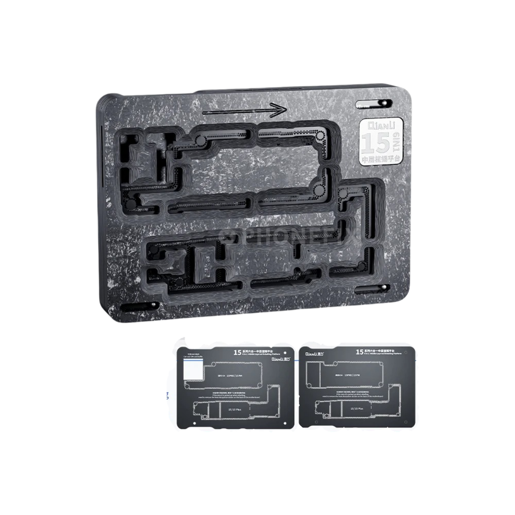 STENCIL QIANLI (REBALLING PLATFORM) 15 SERIES 4IN1 (شبلنه سيت)