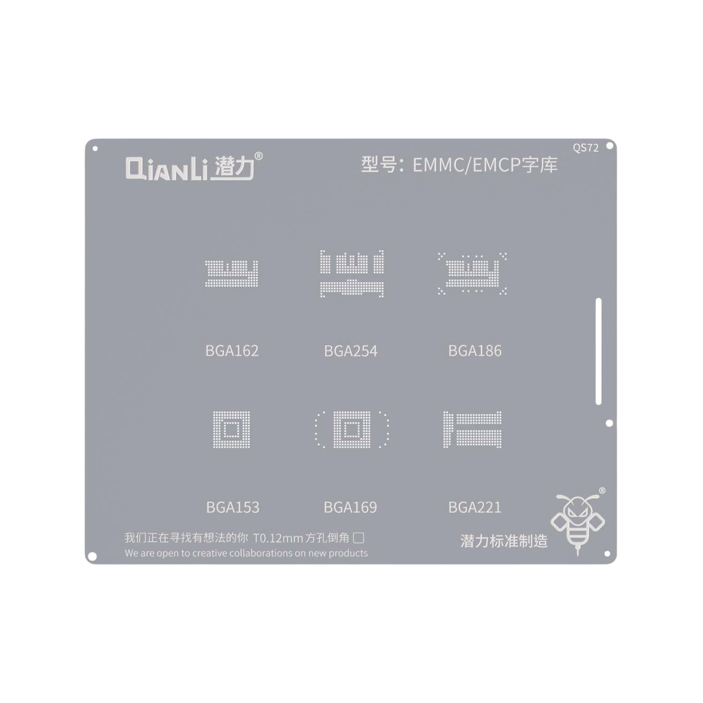 STENCIL QIANLI BUMBLEBEE ANDROID EMMC-EMCP (شبلنه)