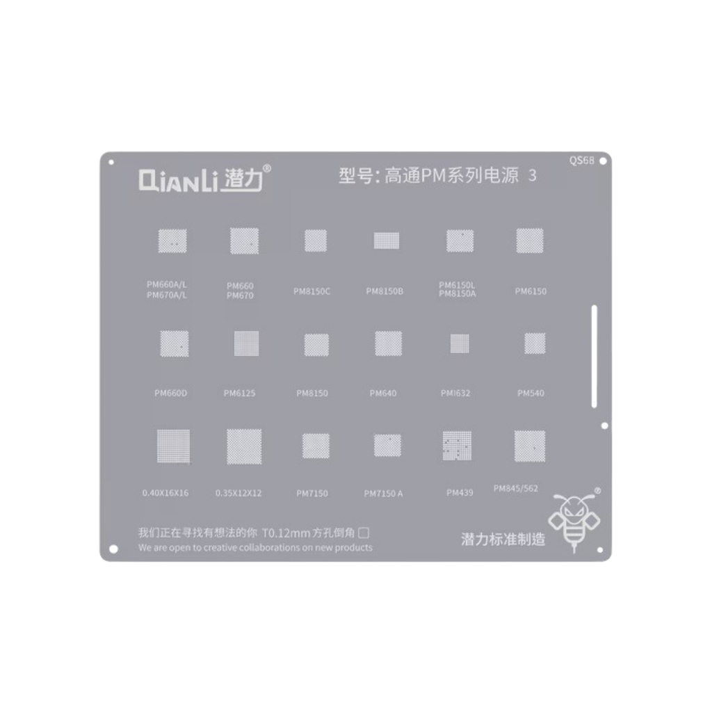STENCIL QIANLI BUMBLEBEE ANDROID PM3 (شبلنه)