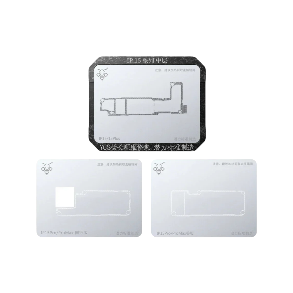 STENCIL YCS IPHONE 15 SERIES (شبلنه طبقات)