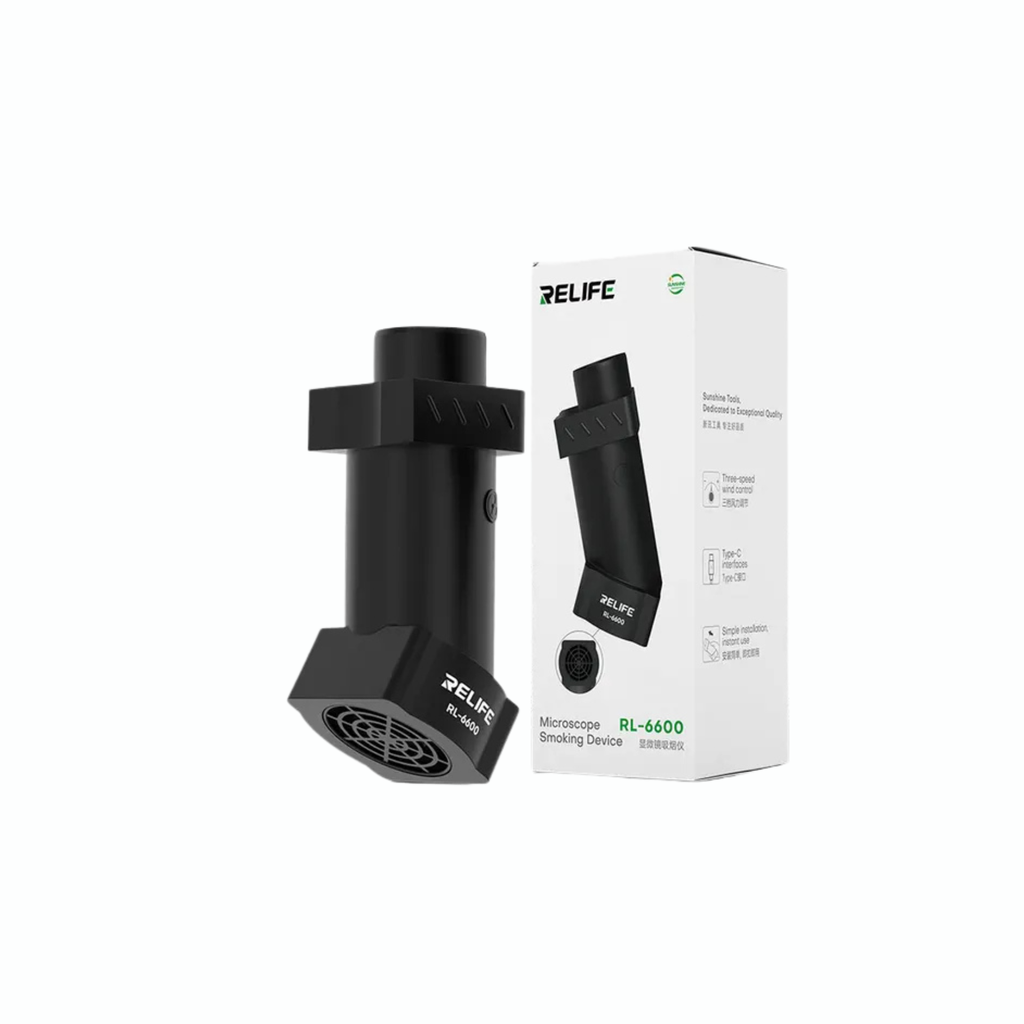 MICROSCOPE (SMOKE REMOVER) RELIFE RL-6600 BLACK (مفرغه هواء )