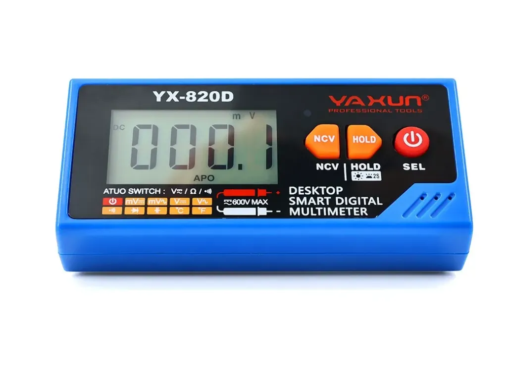MULTIMETER YAXUN YX-820D SMART DESKTOP (ملتيميتر)