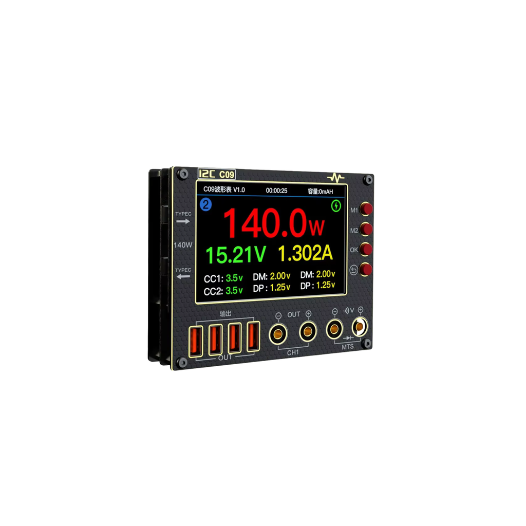WAVEFORM AMMETER I2C C09 PACKAGE (اوفميتر +بورسبلاي+تيستر)