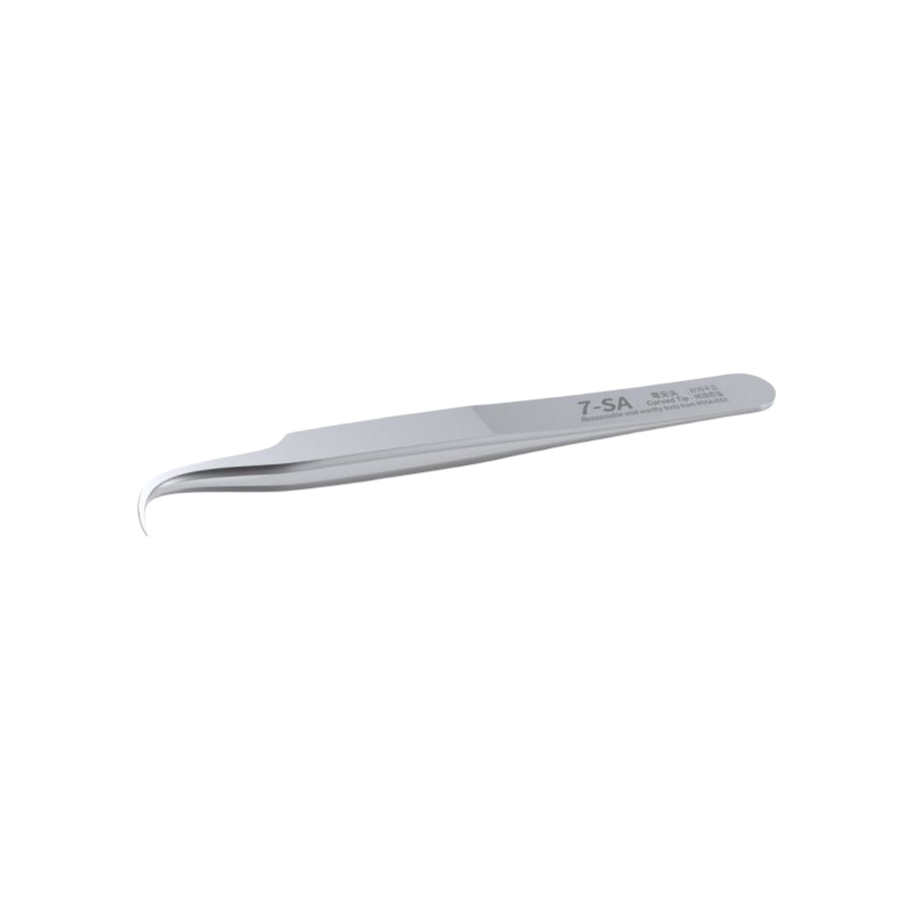 [53050444] TWEEZER CURVED QIANLI 7-SA (ملقط مائل)