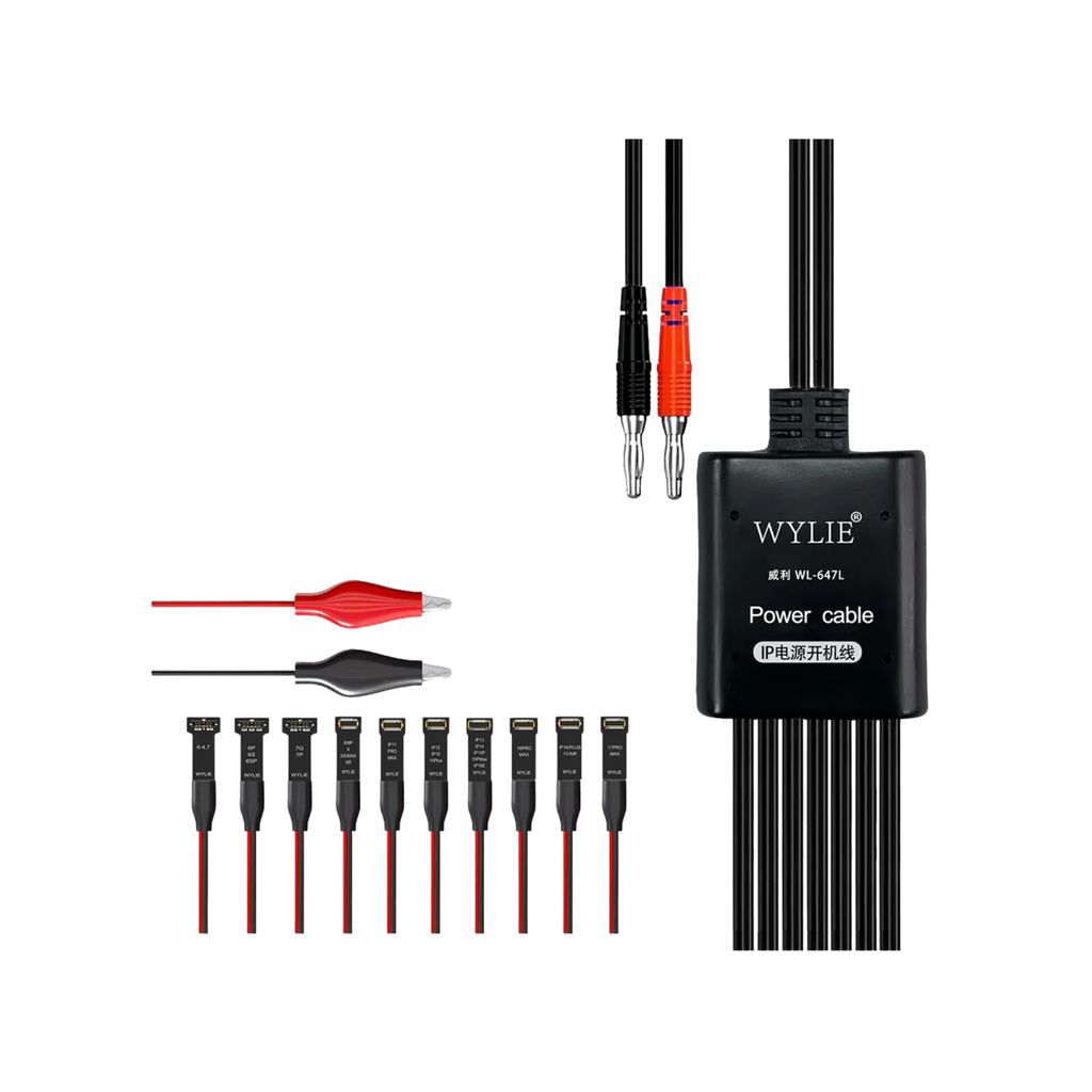 [73001005171] CABLE POWER SUPPLY WL-647L FOR IPHONE (8G-17PM) (كيبل باور سبلاي)