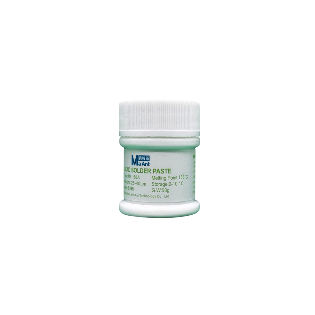 [53050706] PASTE SOLDER (158C) (50G) MA ANT MY-58A (صولدر سائل)