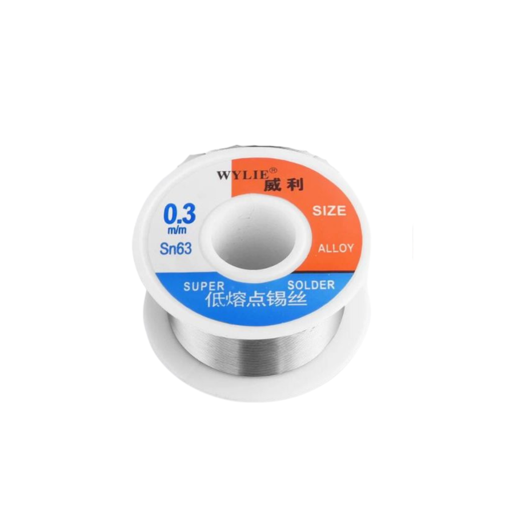 [73001005165] SOLDER WIRE WYLIE SN63 0.3MM 50G (صولدرسيم)