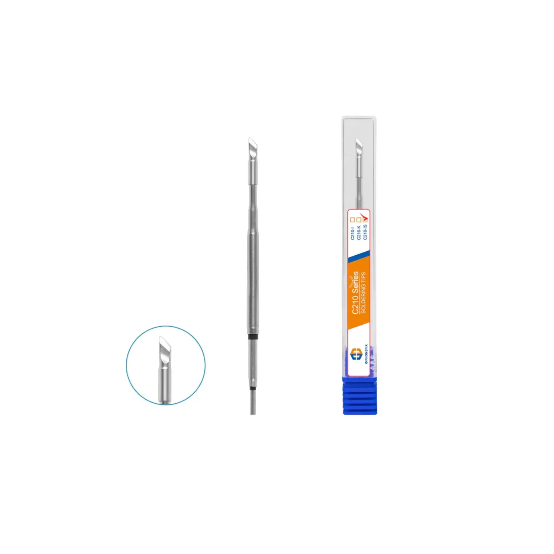 TIP  CURVED AIXUN JBC C210-IS SILVER (تب مائل)
