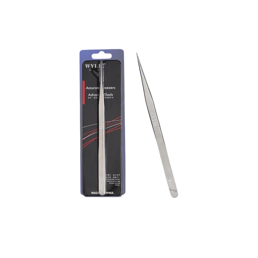 [73001005181] TWEEZER STRAIGHT WYLIE AAA-12 (ملقط عدل)