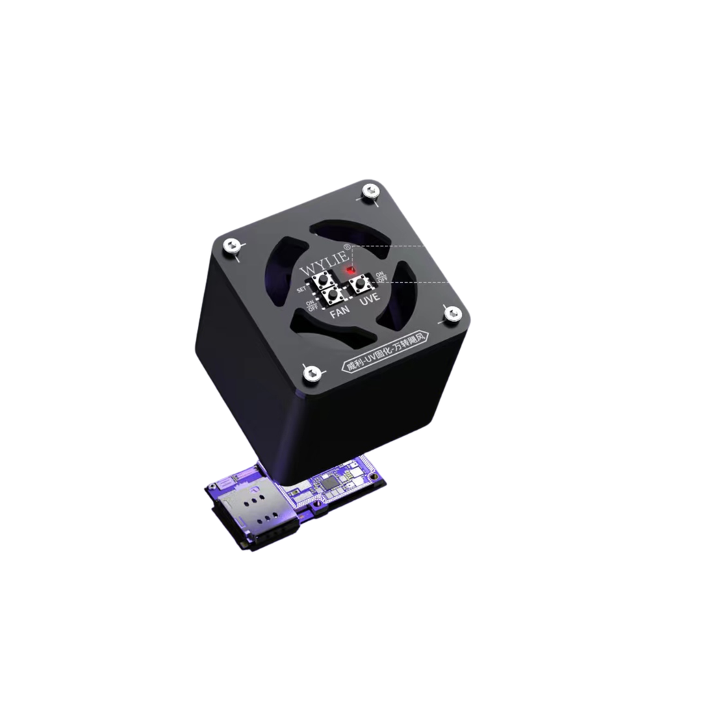 UV CURING LAMP WITH COOLING FUN WYLIE (يوفي+ مروحه)