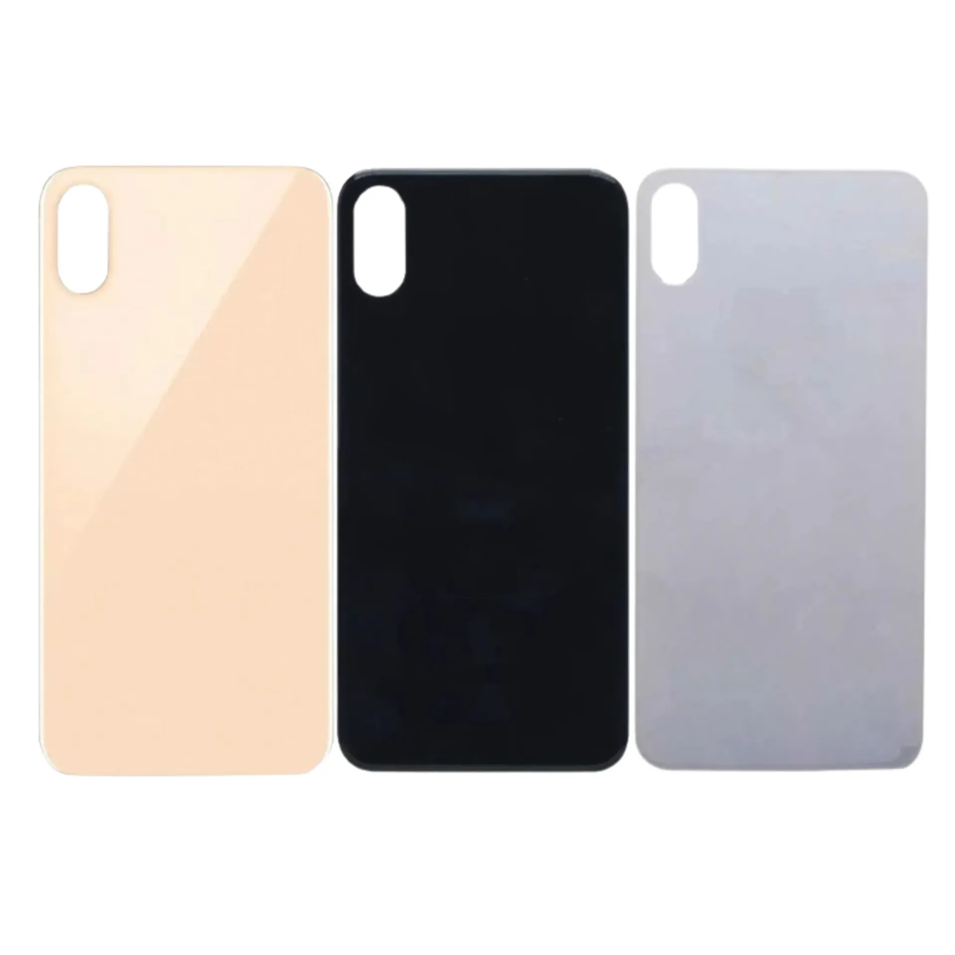 [44010011] BACKCOVER BIG LENS IPHONE XS (BLACK)