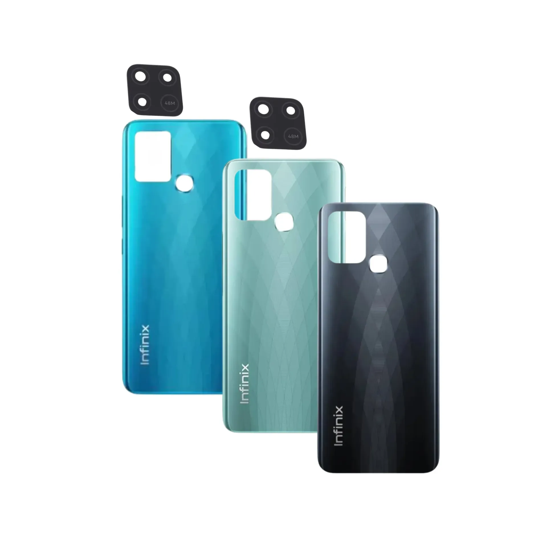 [44050024] BACKCOVER INFINIX HOT 10T (BLACK)