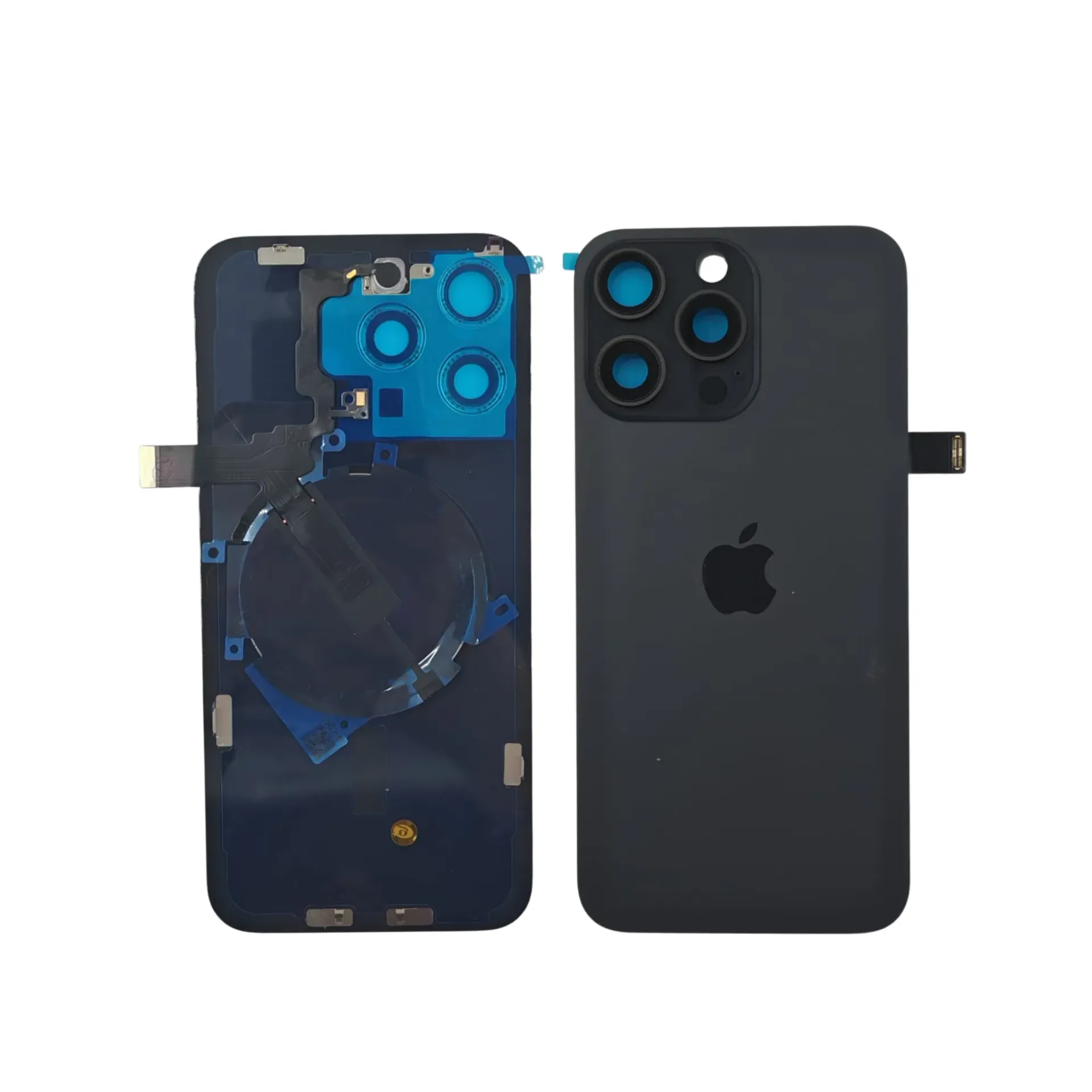 [73001000058] BACKCOVER IPHONE 15 PRO MAX COMPLETE (BLACK)