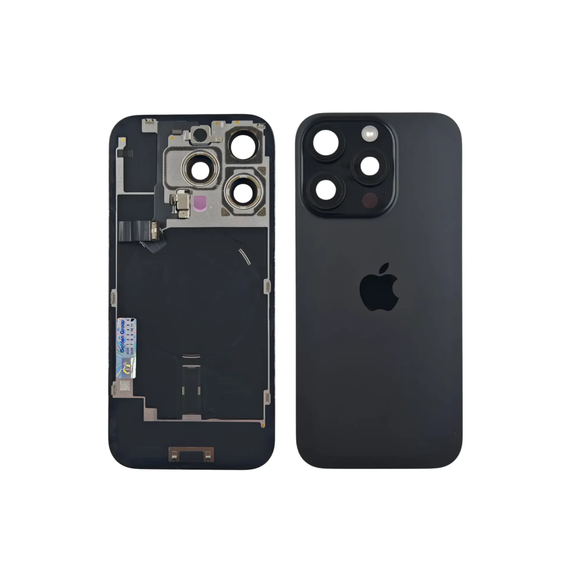[73001004188] BACKCOVER IPHONE 16 PRO (ORG %99) (BLACK TITANIUM)