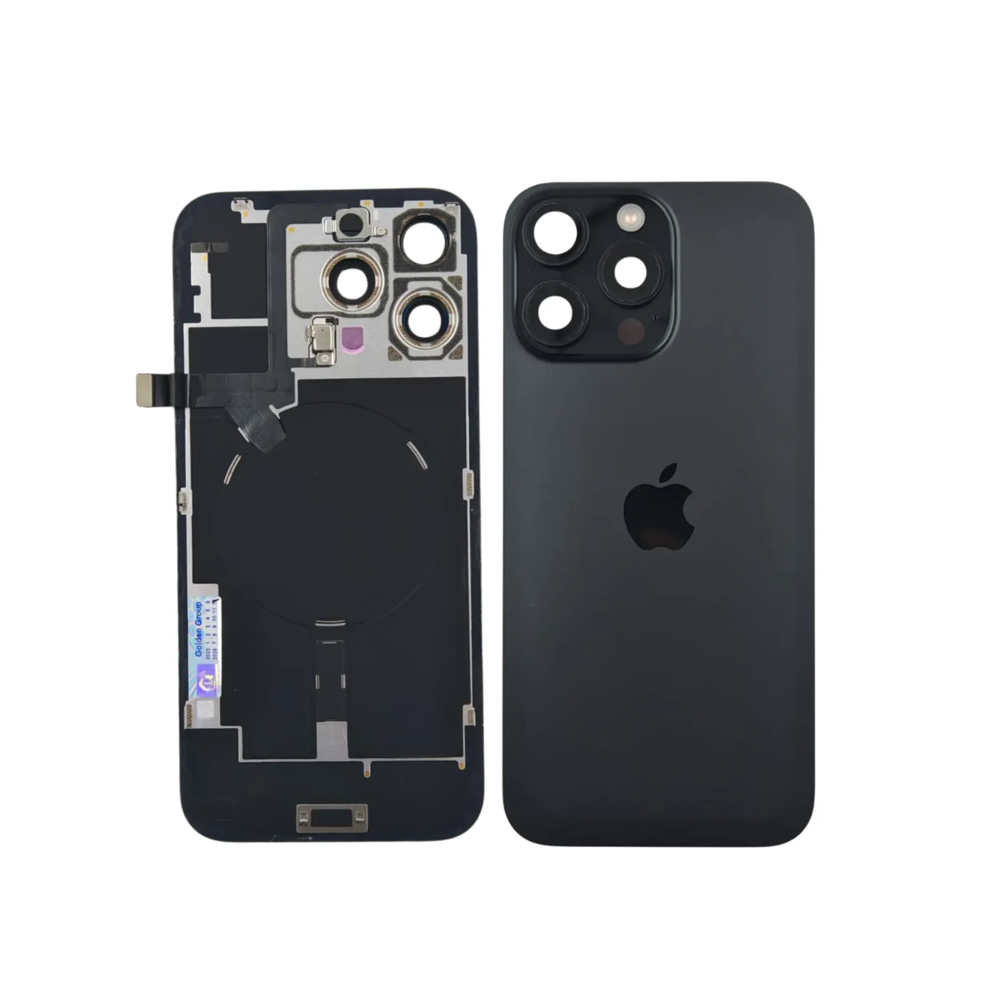 [73001004192] BACKCOVER IPHONE 16 PRO MAX (ORG %99) (BLACK TITANIUM)