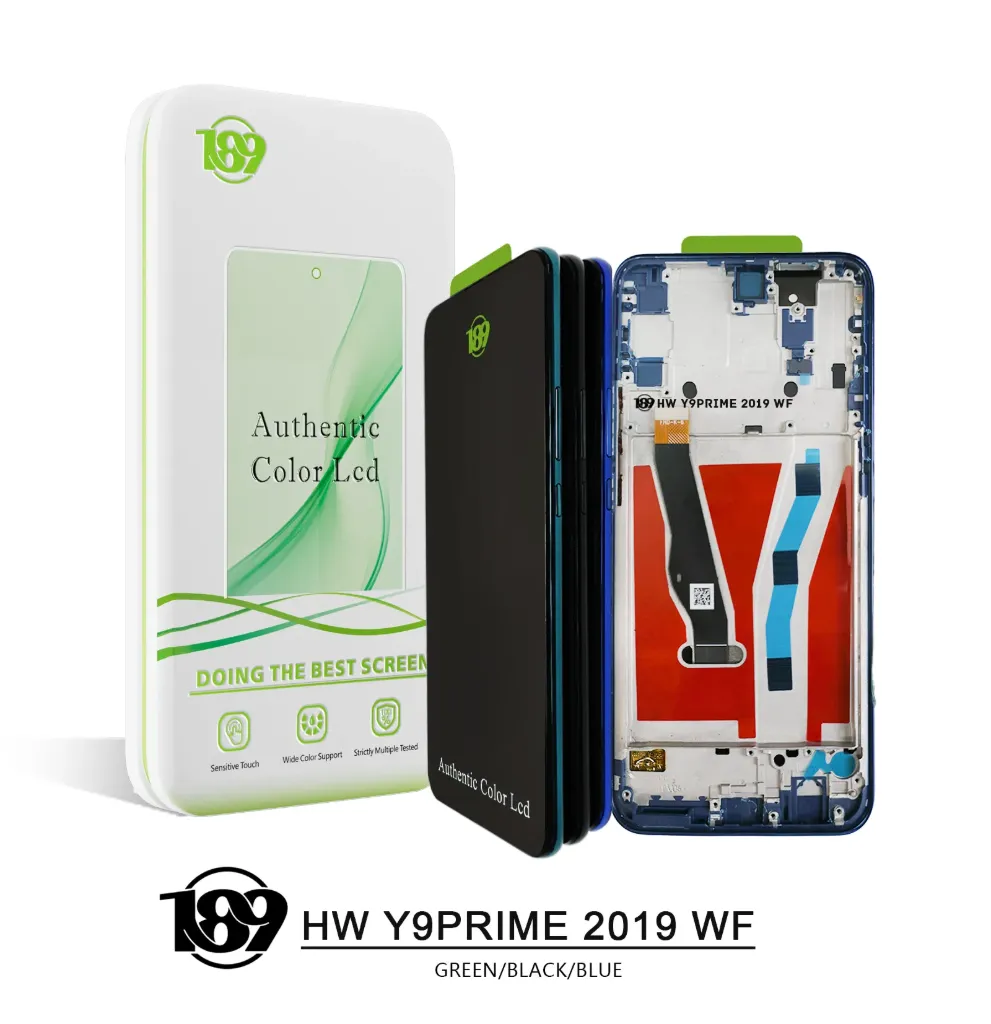 [603062] LCD HW Y9 PRIME 2019 (W/F) OR NEW %100 (BLACK)