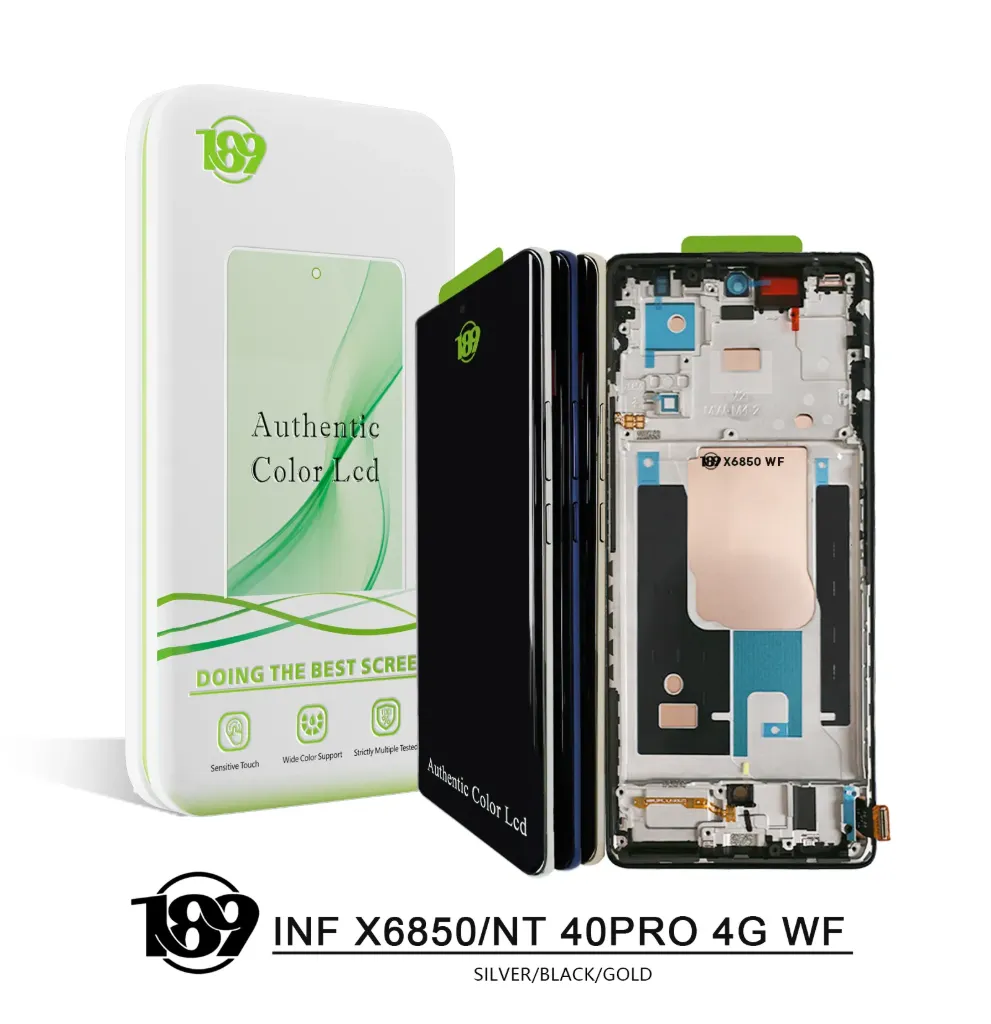 [73001000572] LCD INFINIX NOTE 40 PRO (4G)(X6850) (W/F) OR NEW%100 (GOLD)