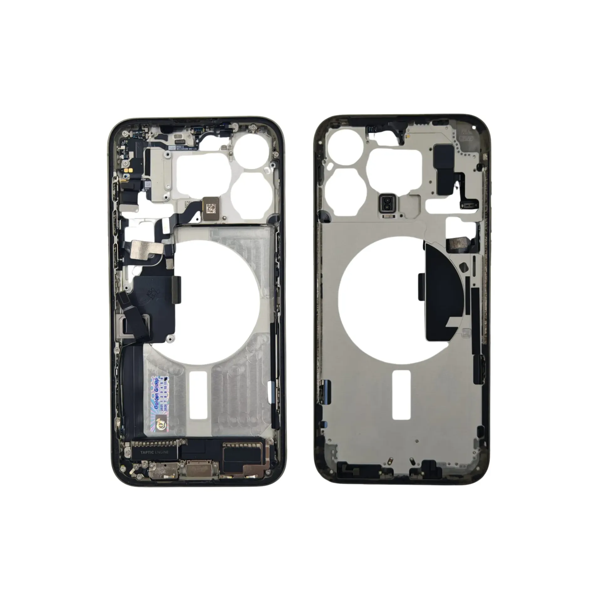 [73001004196] MIDDLE FRAME IPHONE 15 PRO MAX (ORG %99) (BLACK TITANIUM)