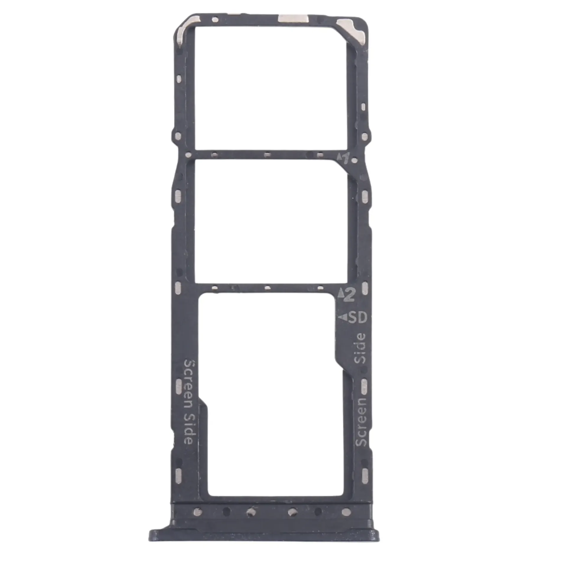 [73001000762] TRAY SIM INFINIX SMART 8 PRO (BLACK)