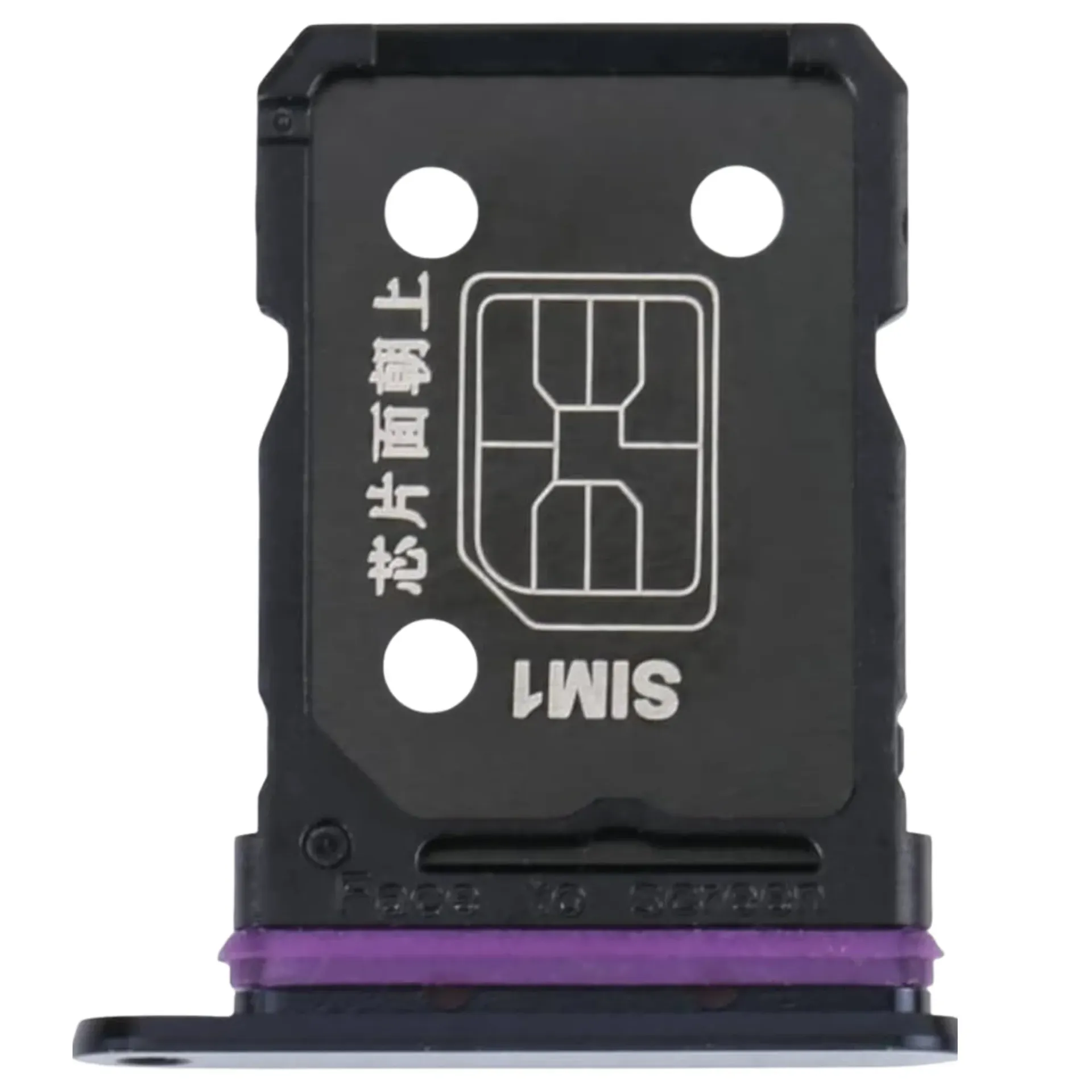 [48060041] TRAY SIM OPPO RENO 8 (4G) (BLACK)