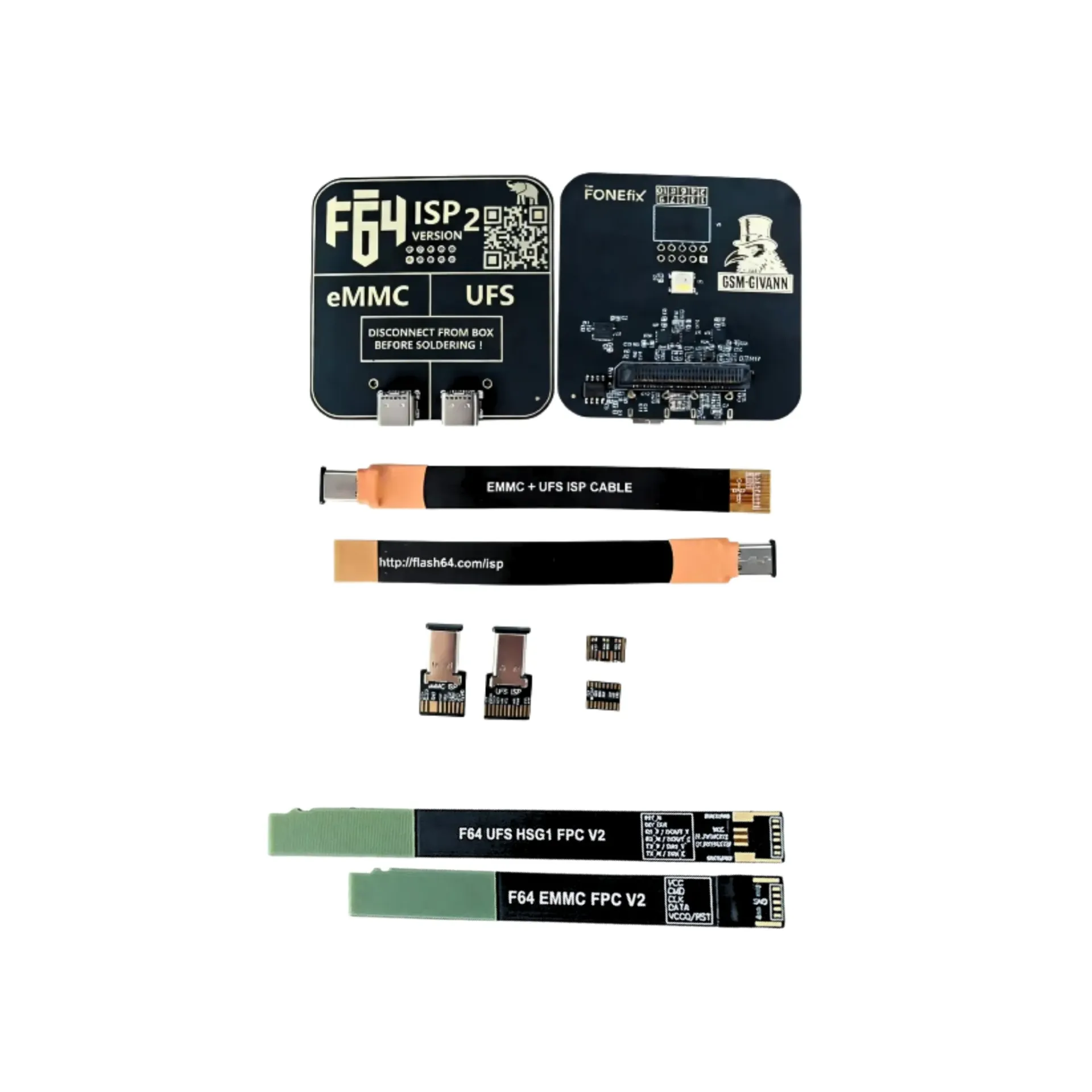 ADAPTER F64 UFS HSG1 FPC V1 +V2 (ادابتر)